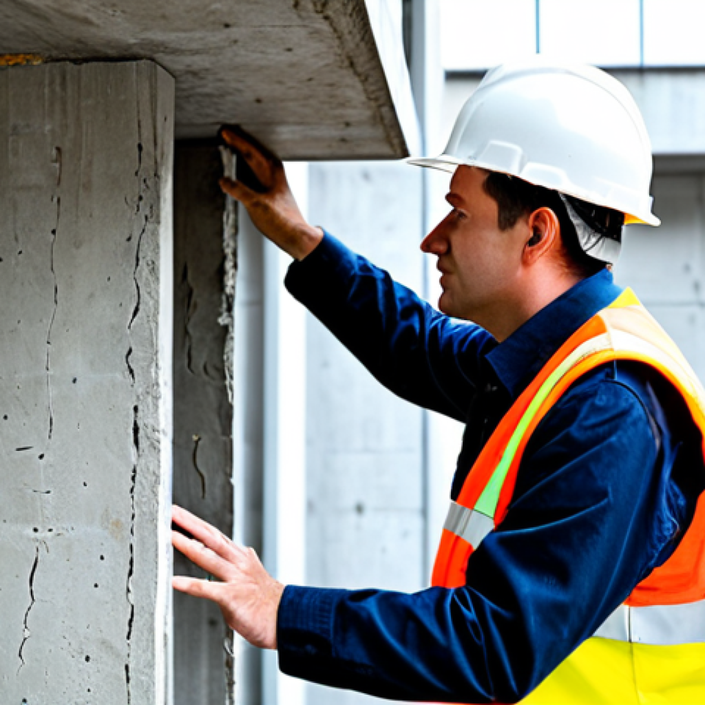 건축평가 과정의 단계별 이해 - Structural Inspection**

"A construction engineer, fully clothed in appropriate safety gear (hard ha...