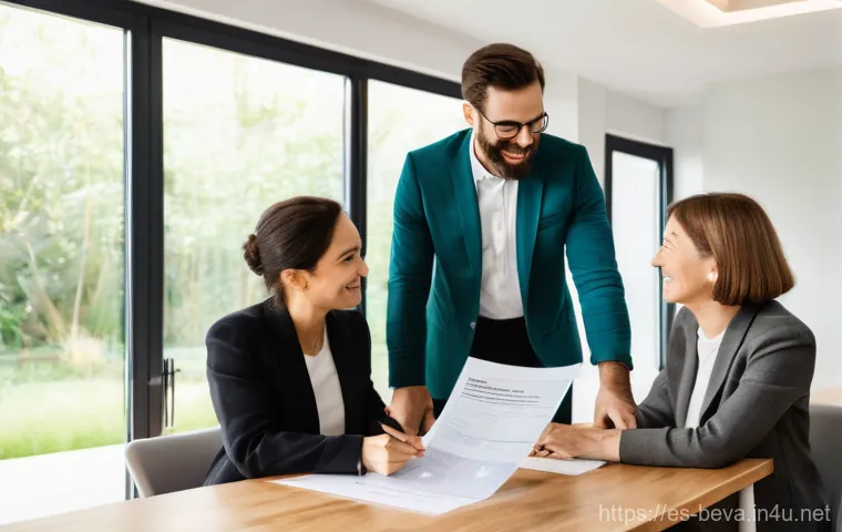 건축평가사 업무에서 필요한 기술들 - **Prompt 2: Technological Appraisal in a Modern Spanish Cityscape**
    "A male real estate appraise...