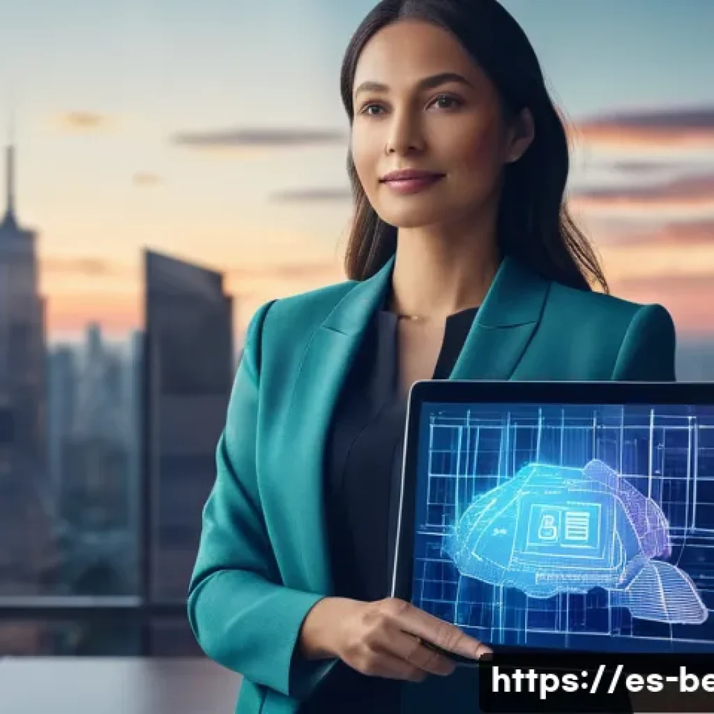 건축평가 실무에서의 필수 소프트웨어 - **AI-Powered Real Estate Valuation Assistant**
    "A professional real estate valuer, a woman in he...