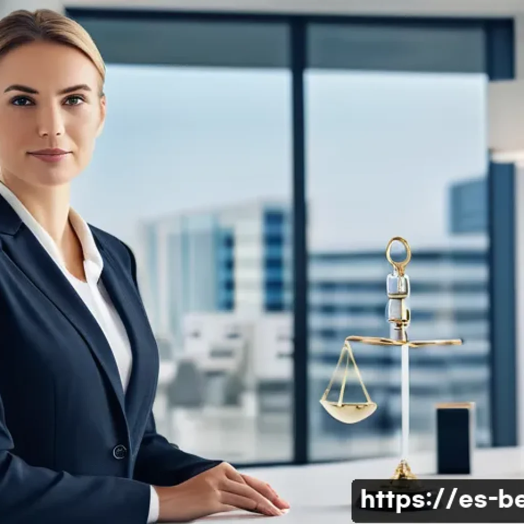 건축평가사가 직면하는 윤리적 문제 - A professional architect appraiser, male or female, in smart business attire, stands confidently in ...