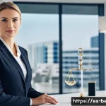 건축평가사가 직면하는 윤리적 문제 - A professional architect appraiser, male or female, in smart business attire, stands confidently in ...